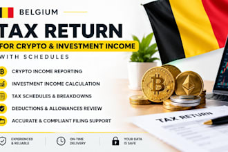 prepare belgium tax return for crypto and investment income with schedule