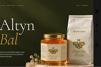 design premium honey label and packaging design
