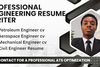 write aerospace, petroleum, civil, chemical and computer engineering resumes