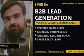 do b2b lead generation with verified emails for your business