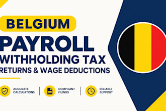file belgium payroll withholding tax returns and wage deductions