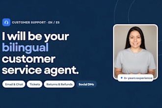 provide bilingual customer support in english and spanish