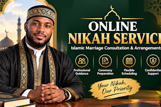 assist with online nikah arrangements and islamic marriage