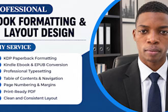 format your book interior, fix KDP layout errors, and create print ready PDF