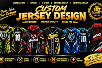design sublimation design, hoodie, tshirt design, jersey design, esports jersey
