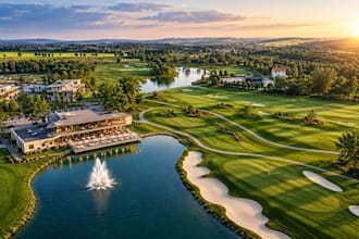 design 2d golf course maps and realistic 3d golf course with quality renders