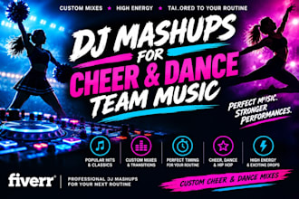 make your cheer or dance team a custom dance song