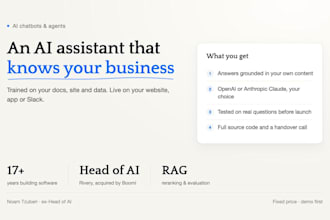 build a rag chatbot for your pdfs and docs with claude or openai