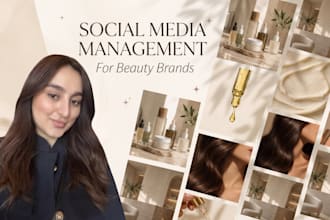 manage social media for your beauty brand