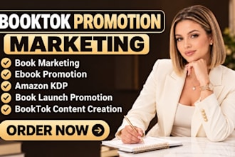 promote your book with booktok promotion and book marketing