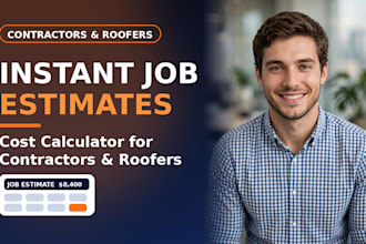 build a cost calculator for contractors and roofers
