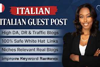 publish an italian guest post with a contextual backlink on a real italian site