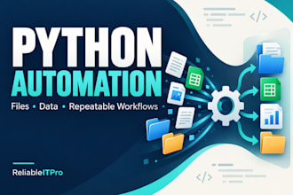 build a python script to automate file and data processing