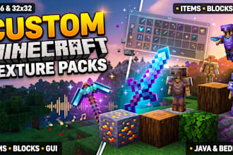 create a custom minecraft texture pack or resource pack