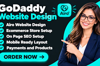 do godaddy airo design godaddy website design godaddy ecommerce website and seo