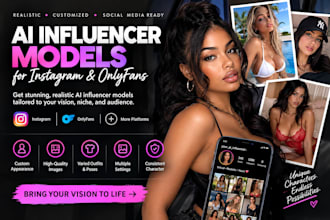 create a viral ai influencer model for instagram onlyfans