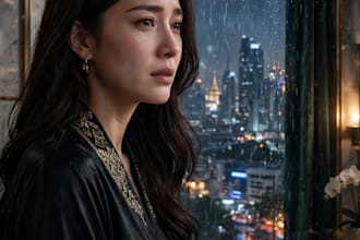 create viral ai drama poster and thumbnail design