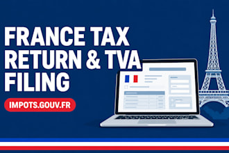 file france tax return, tva, expat tax, freelancer tax on impotsgouvfr