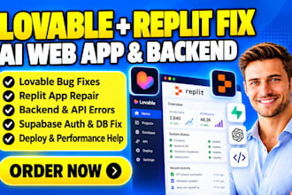 lovable fix replit ai fix wep app backend lovable ai replit loveable fix expert
