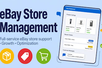 be your ebay store manager for amazon to ebay dropshipping