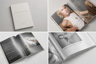 design catalogs books and presentations for print and PDF