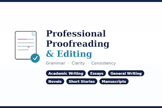 proofread your fiction manuscript