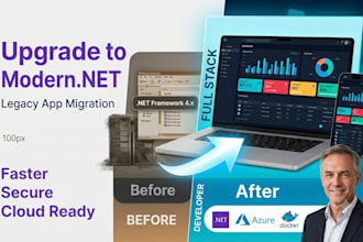 migrate your legacy net framework app to the latest net