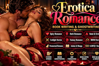 write  erotica romance, catfight story, dark romance, smuterotica spicy, fantasy