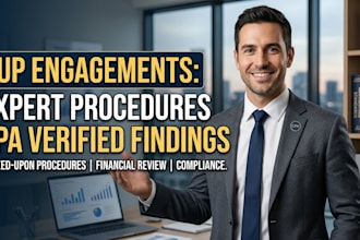 perform agreed upon procedures aup and financial compliance checks as a CPA