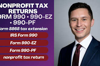 expertly prepare and efile irs form 990 form 990 ez and form 990pf nonprofit tax
