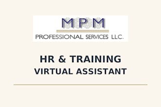 be your reliable HR and training virtual assistant