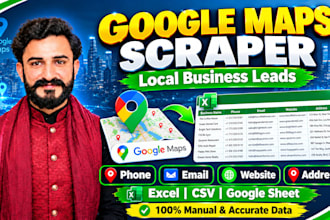 scrape google maps leads and extract local business leads