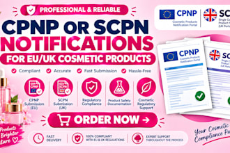 register your cosmetic products on cpnp or scpn