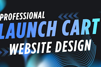 design a responsive launch cart website