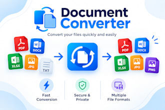 convert files or photos to any documents