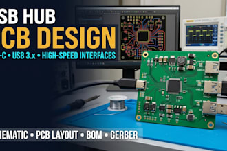 design usb hub pcb with usb c and high speed interfaces multi port usb hub