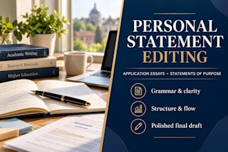 edit your personal statement or application essay