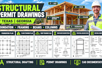 structural design structural drawings analysis permit drawings texas georgia