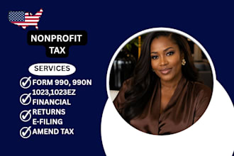 prepare, efile nonprofit tax form 990, 990ez, 1023, 1023ez, get irs approval