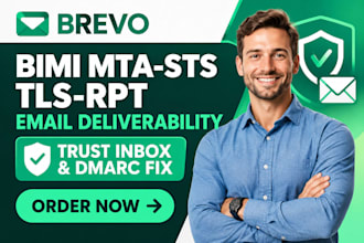 setup bimi mta sts tls rpt email deliverability trust inbox and dmarc fix