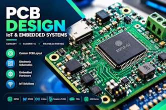 design iot pcb schematic embedded hardware cm4 hat pcie esp32 stm32 arm cortex