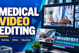 edit medical and healthcare videos with motion graphics