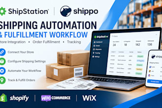 set up shipstation shippo shipping automation fulfillment workflow
