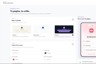 create a professional link in bio page for your business