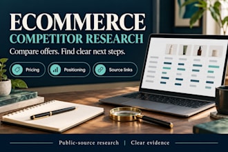 research ecommerce competitors pricing and product positioning