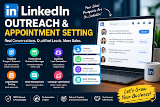 manage linkedin outreach and book sales appointments