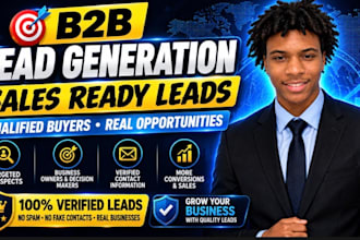 do b2b lead generation and web research for saas and tech companies