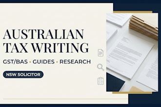 research australian tax topics and prepare expert sourced content briefs