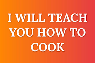 teach how to cook a good food in details