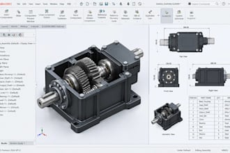 do industrial product design, plastic part,  enclosure, assemblies in solidworks